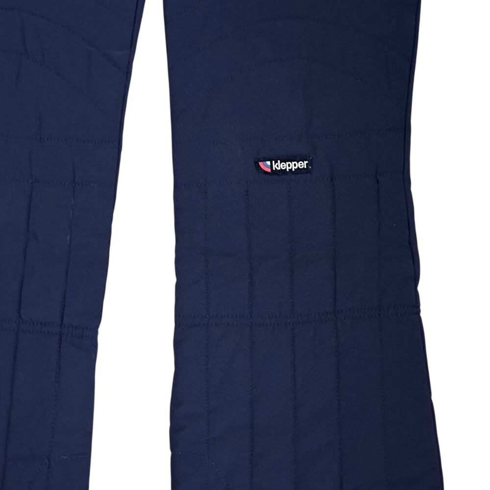 Vintage Klepper Germany Women S Navy Blue Ski Bib Overalls Snow Pants Insulated - Picture 6 of 12
